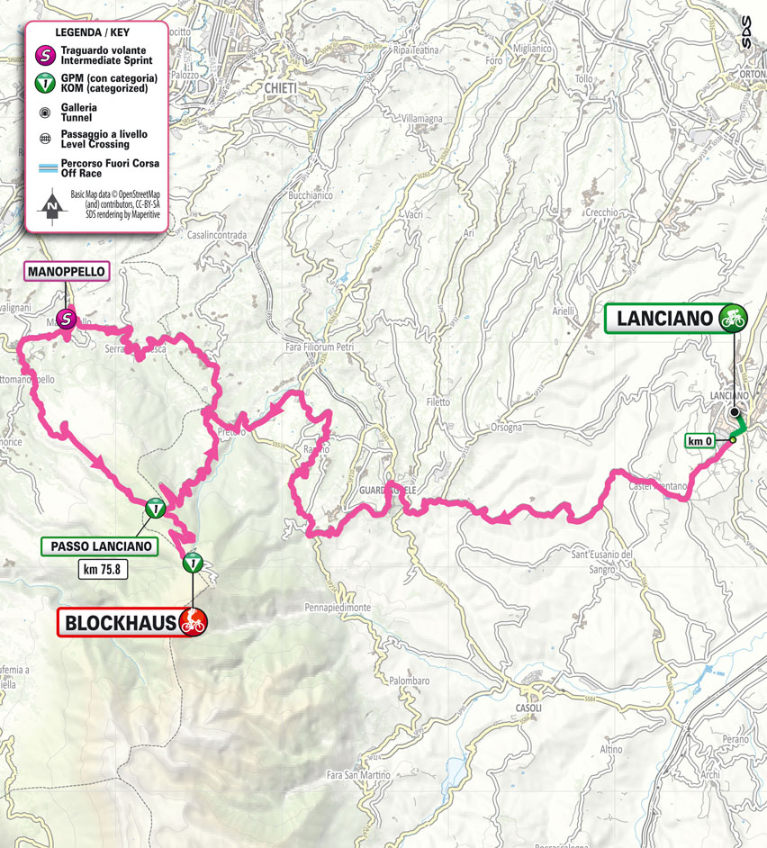 Giro d'Italia Women 2024 route and stages