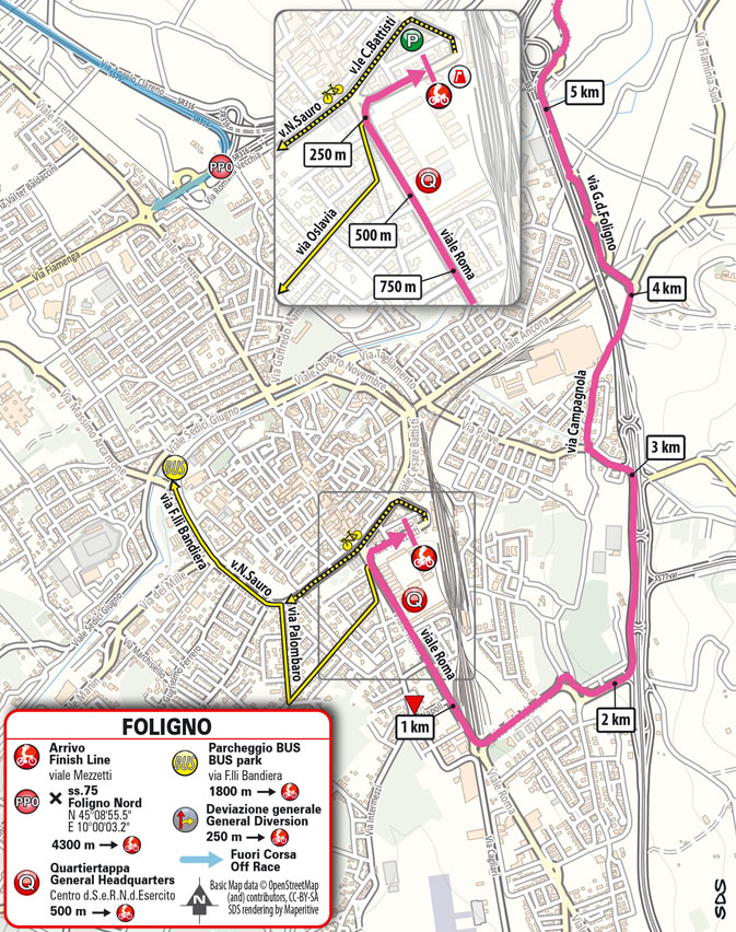 Arrivo/Finish Stage 5 Giro d’Italia Women 2024