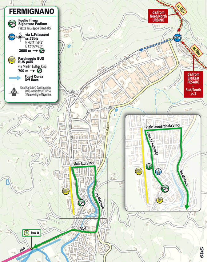 Partenza/Start Tappa 7 Giro d'Italia Women 2025