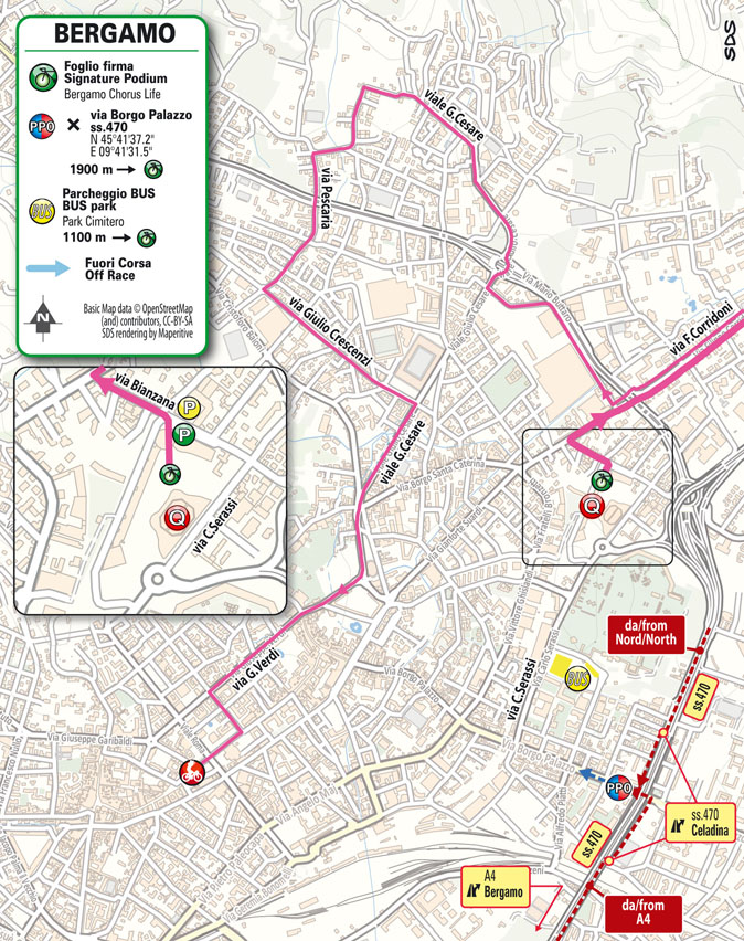 Partenza/Start Tappa 1 Giro d'Italia Women 2025