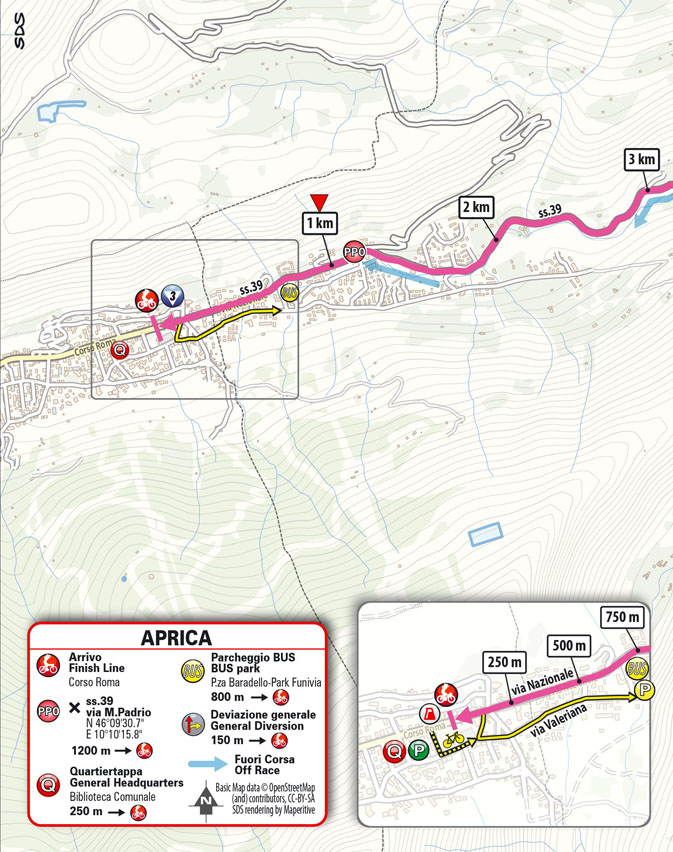 Arrivo/Finish Tappa 2 Giro d'Italia Women 2025