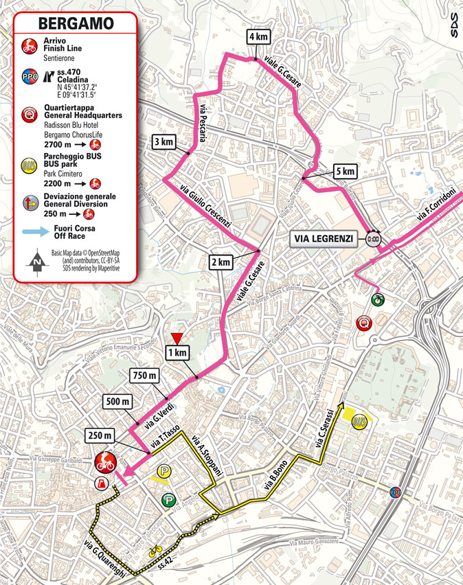 Arrivo/Finish Tappa 1 Giro d'Italia Women 2025