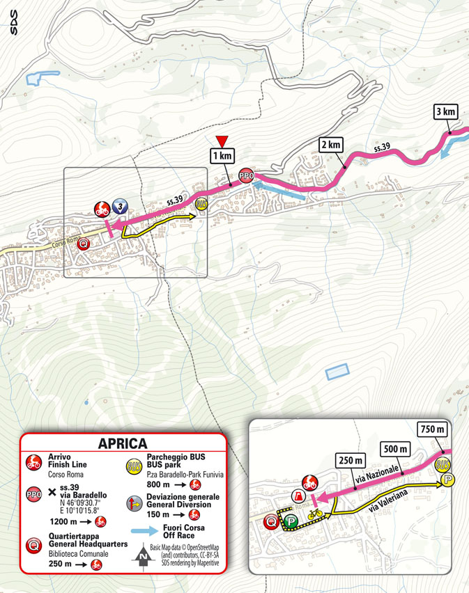 Arrivo/Finish Tappa 2 Giro d'Italia Women 2025